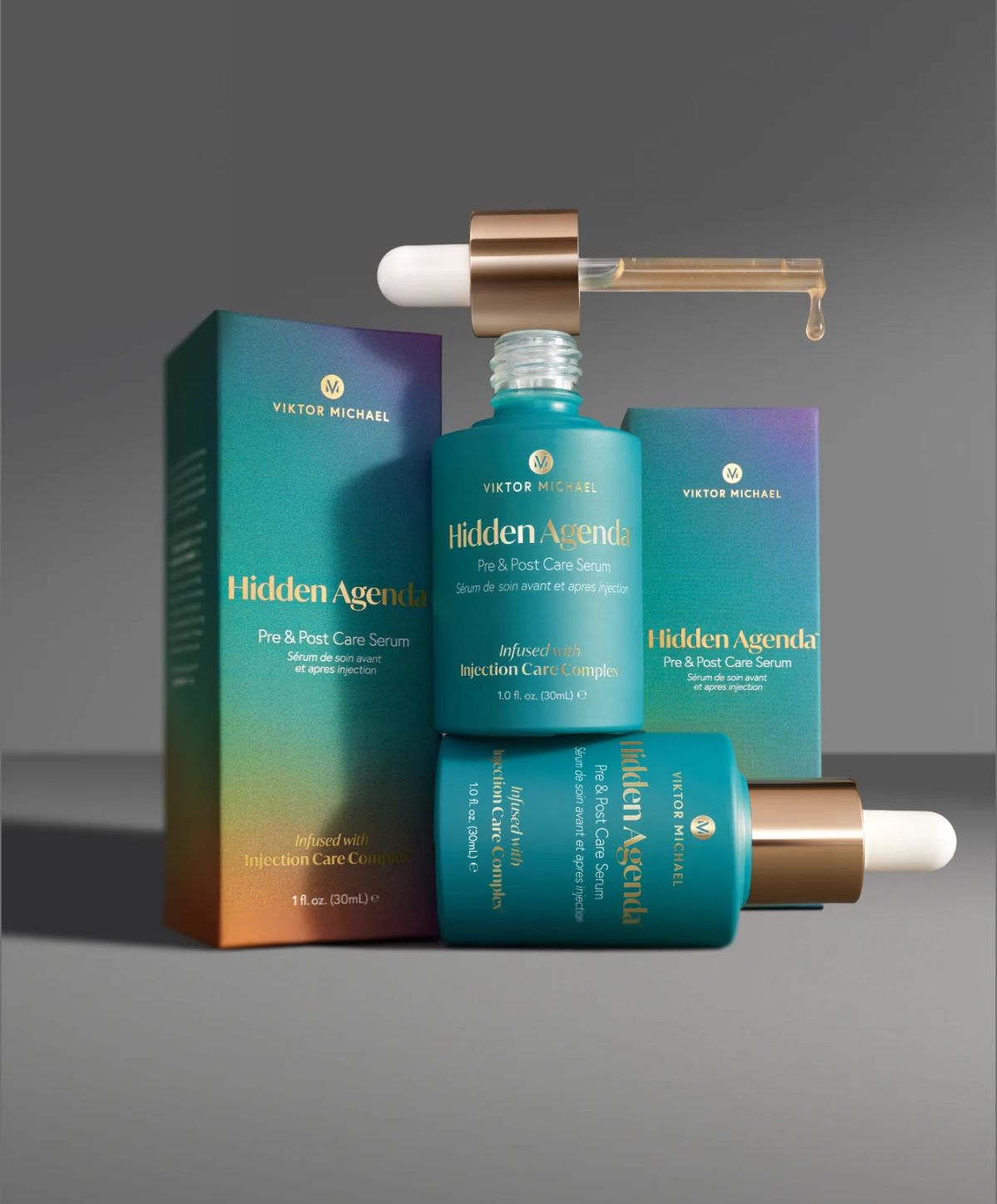 viktor michael hidden agenda skincare product line